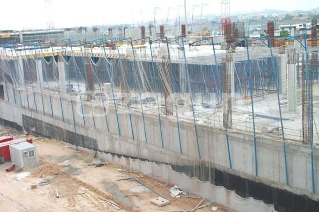 İnşaat güvenlik filesi - Sistem V